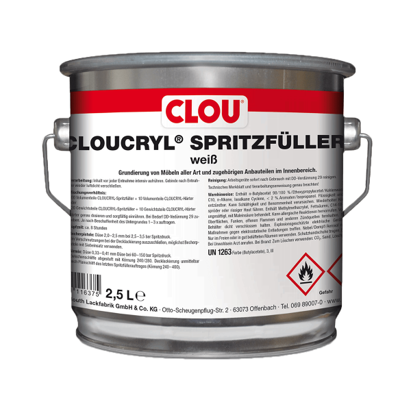 CLOU® Cloucryl Spritzfüller
