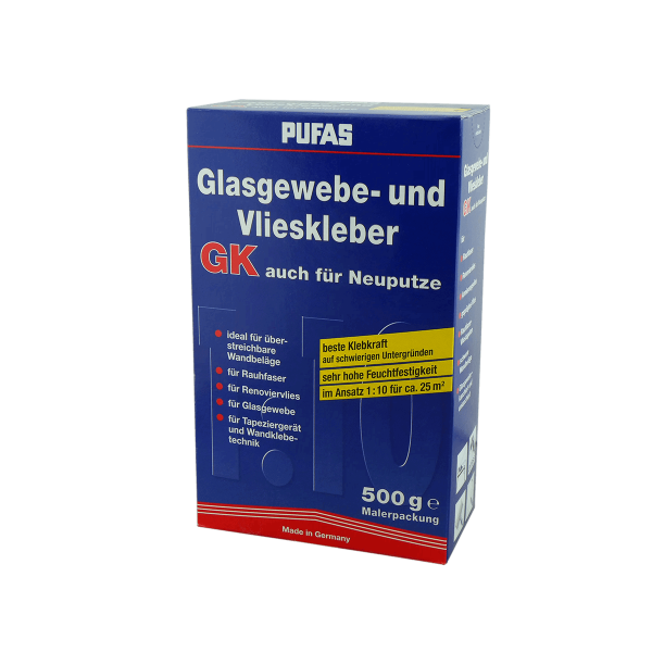 Pufas Kleister Glasgewebe- und Vlieskleber GK 500g 