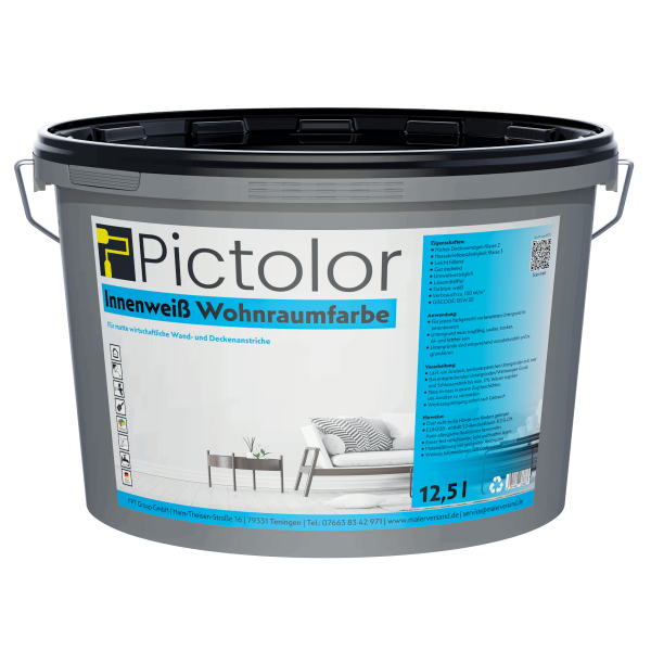 Pictolor® Innenweiß Wohnraumfarbe