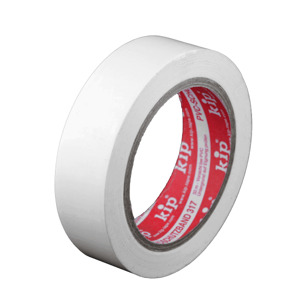 Kip® 317 PVC-Schutzband Premium weiß - Putzerband 30 mm - Bild 1