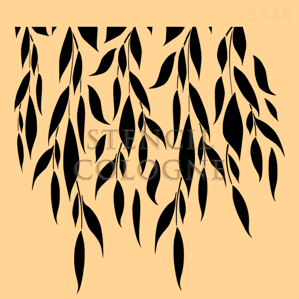 Schablone Pflanzen Muster