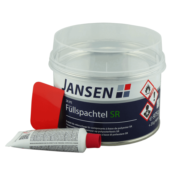 Jansen 2K-PE-Füllspachtel SR mit Härter 1 kg