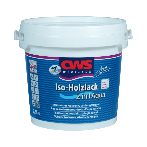 CWS WERTLACK® Iso-Holzlack 2in1 Aqua