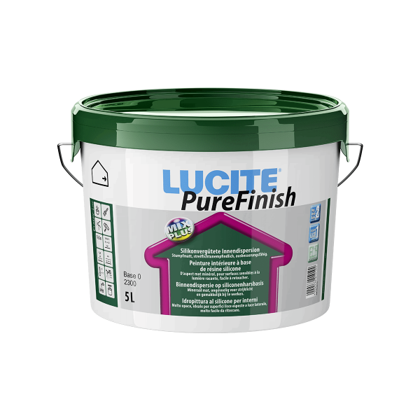 LUCITE® Purefinish Wandfarbe für glatte Wände