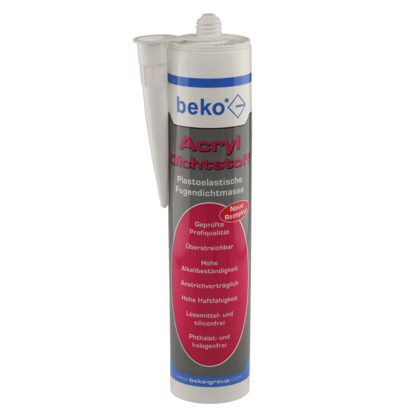 Beko Acryl-Dichtstoff Weiß 310 ml