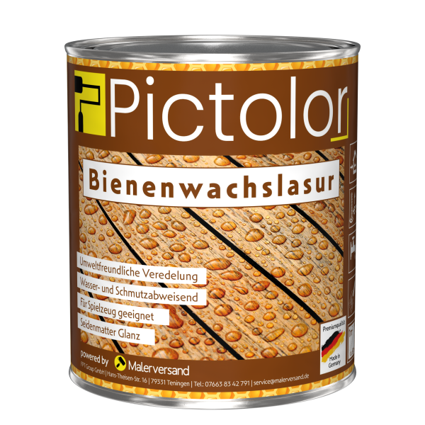 Pictolor® Bienenwachslasur 0,75 Liter
