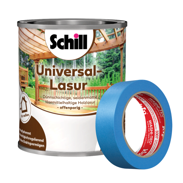 Schill Universal-Lasur plus Kip 3307 WASHI-TEC® für Außen